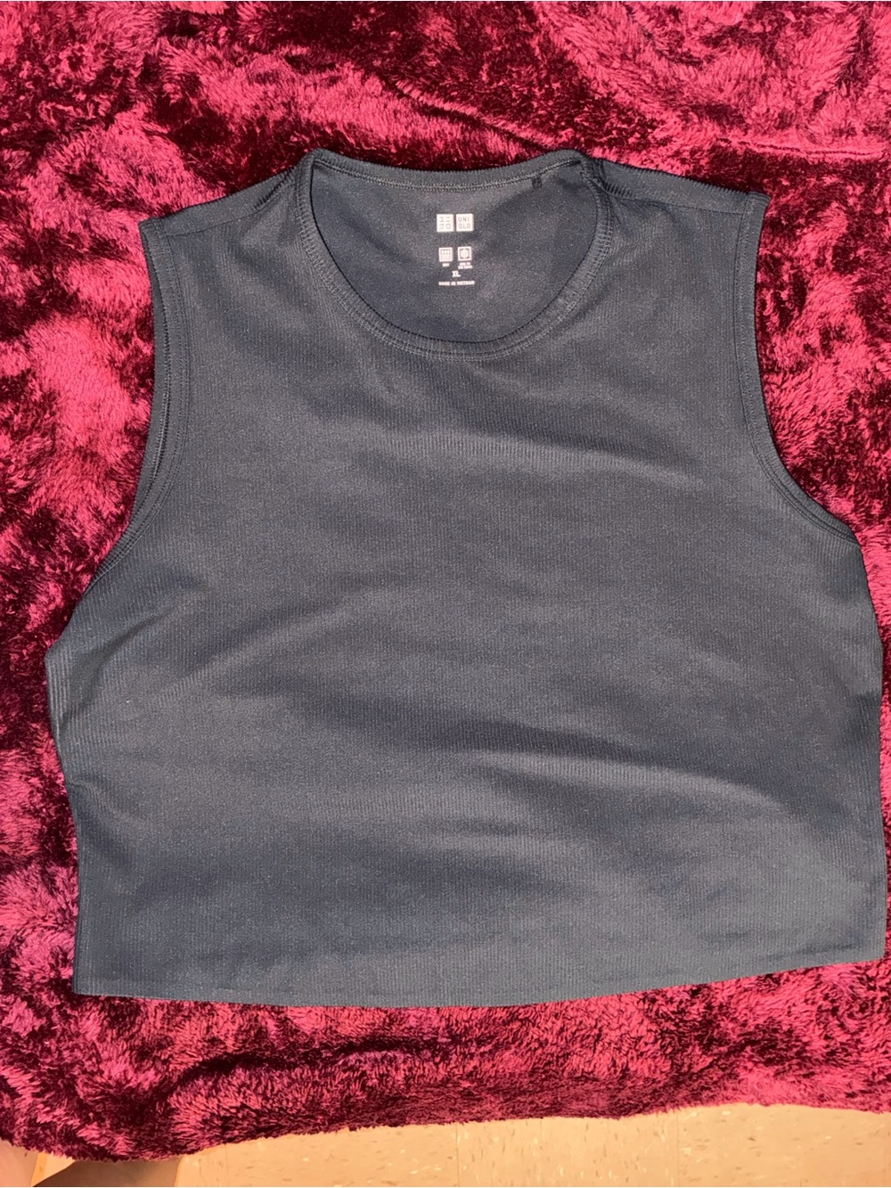 AIRism Soft Ribbed T-Shirt- Sleeveless